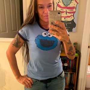Vintage Cookie Monster Graphic Tee